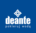 Deante logo granatowe www