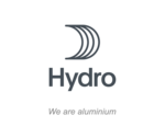 Hydro logo tagline vertical blue